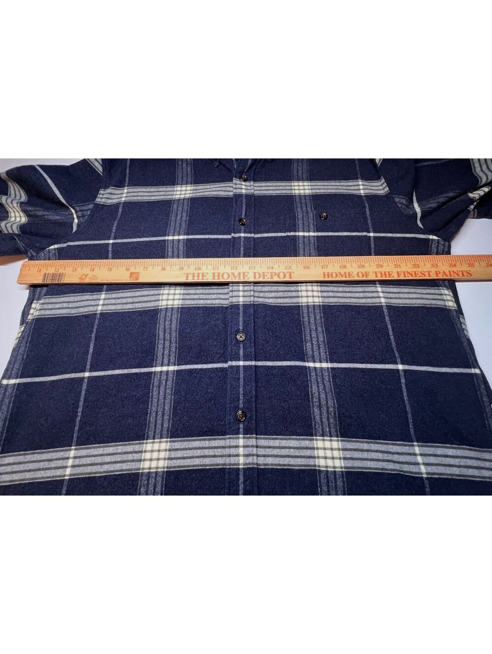 J Crew Flannel Shirt Mens Plaid Leather Elbow Patch Preppy Cabincore Vintage XL - Picture 5 of 9
